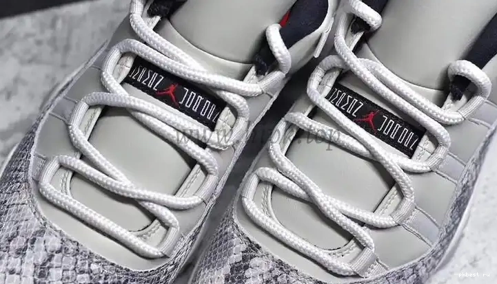ship 11 Jordan Light to ready PK real Low Snakeskin God snakeskin Retro Bone 0503